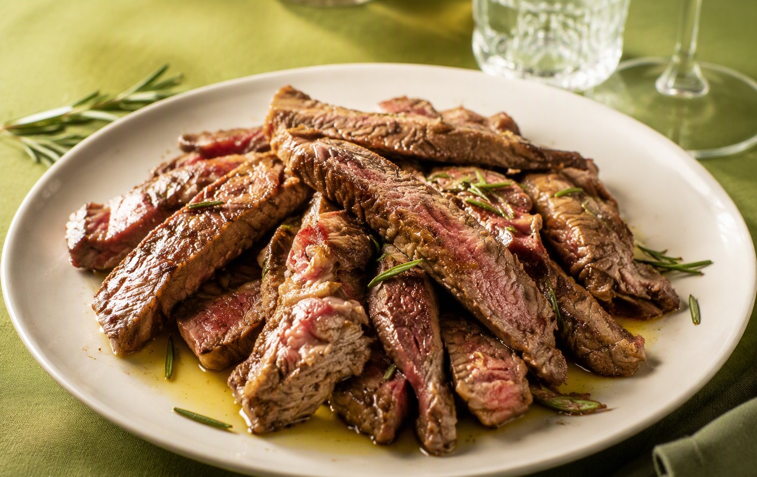 Tagliata di manzo al rosmarino